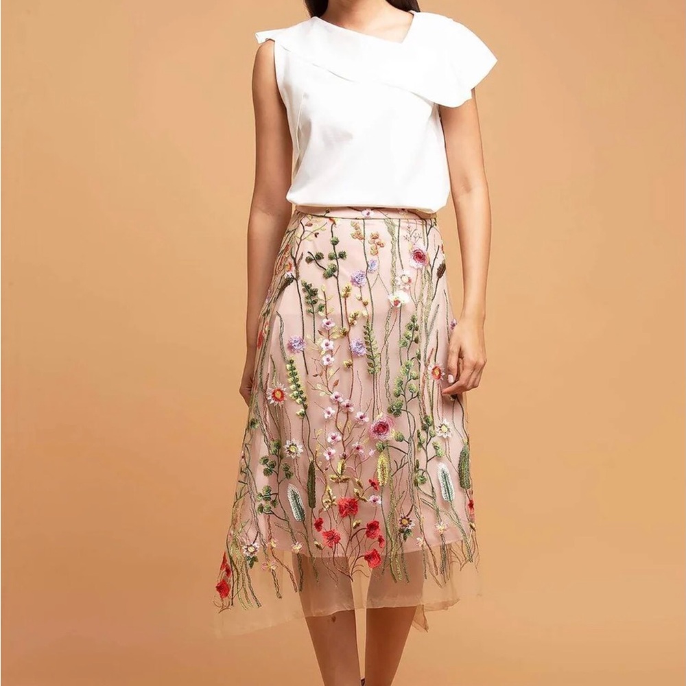 Anthropologie - Eva Franco La Fayette Waverly Garden Skirt - Picture 2 of 8